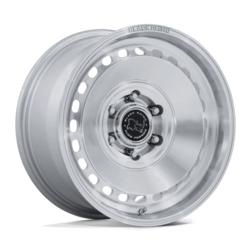 Black Rhino Hard Alloys - BASIN 17X8.5 5X5 71 +0 G-SLV-MCH