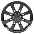 22" Replica CA82 fits Cadillac Escalade Black