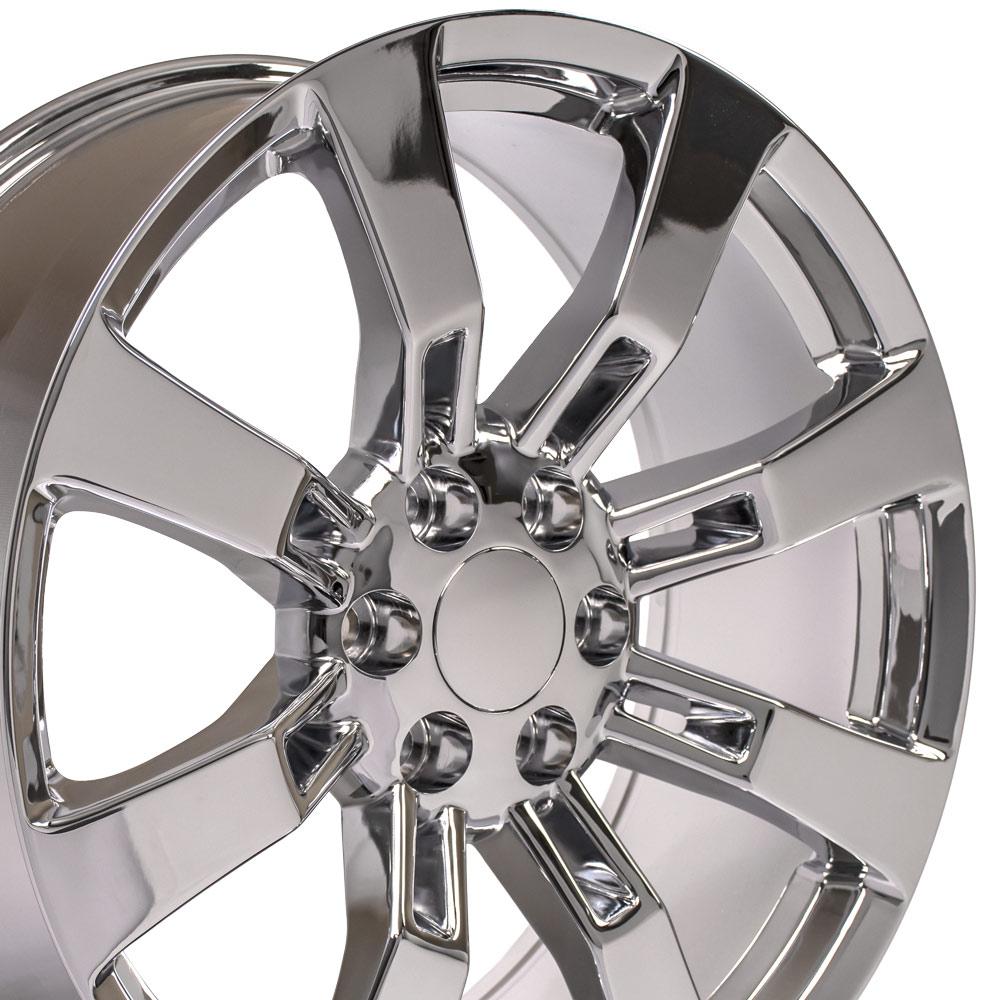 CA82 22x9 Chrome WHEELS