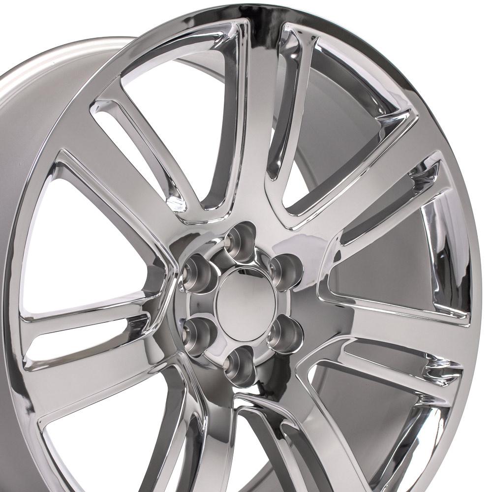 24" Replica Wheel CA88 Fits Cadillac Escalade Rim Chrome Wheel
