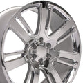 24" Replica Wheel CA88 Fits Cadillac Escalade Rim Chrome Wheel