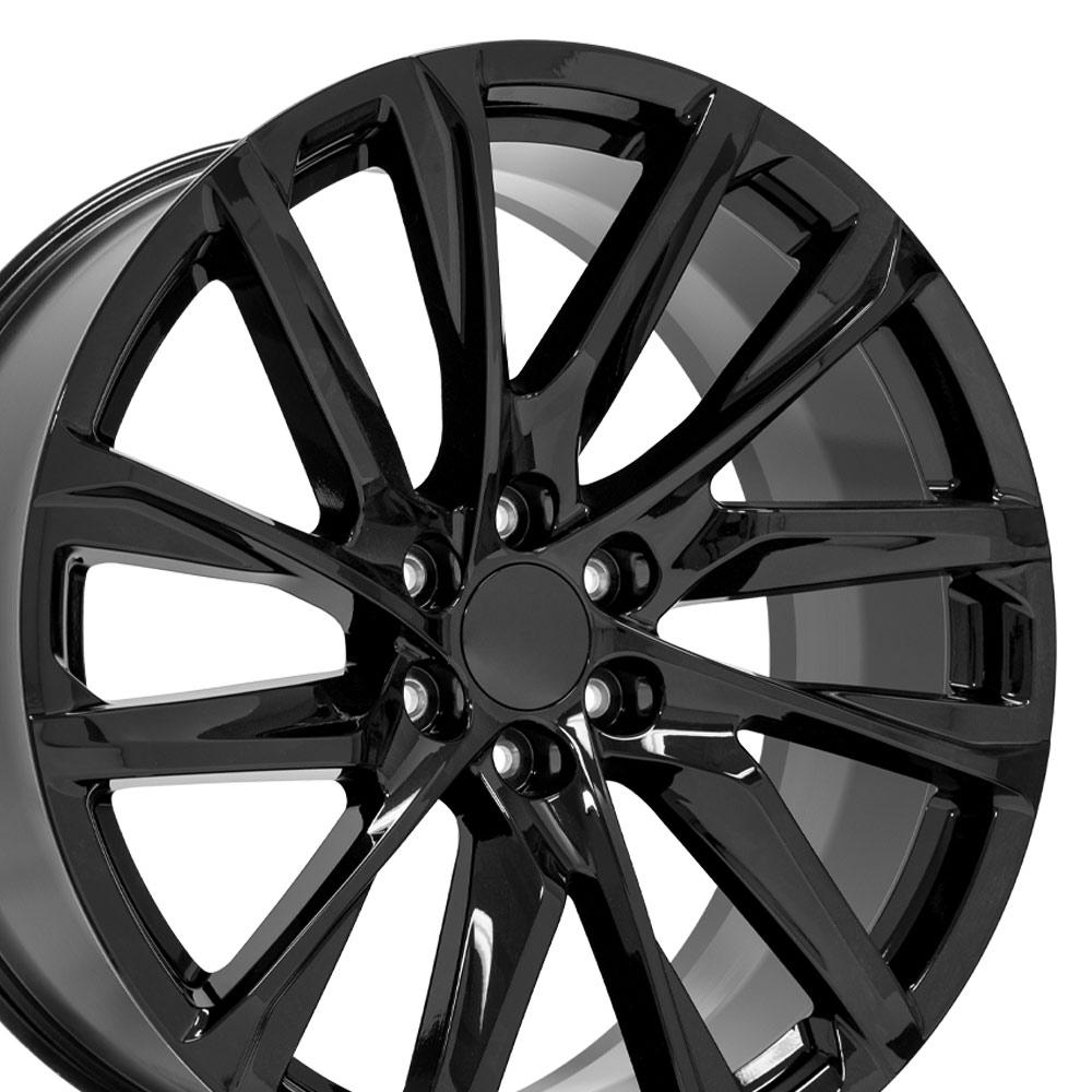 24" Replica CA90 fits Cadillac Escalade Gloss Black