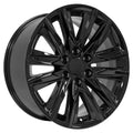 20" Replica CA91 fits Cadillac Escalade Gloss Black