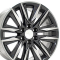 20" Replica Wheel fits Cadillac Escalade - CA91 Gunmetal with Polished Face