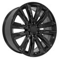 22" Replica CA91 fits Cadillac Escalade Gloss Black