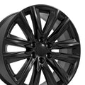 22" Replica Wheel fits Cadillac Escalade - CA91 Satin Black