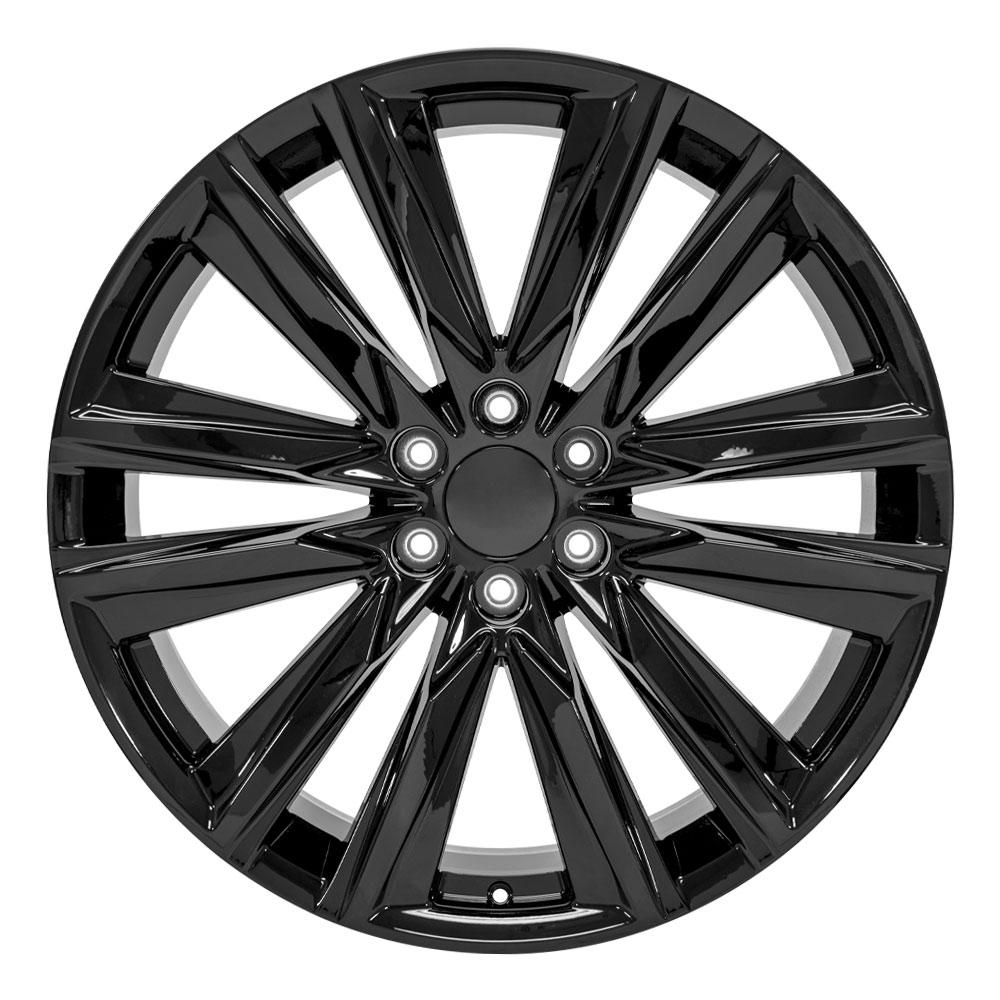 24" Replica CA91 fits Cadillac Escalade Gloss Black