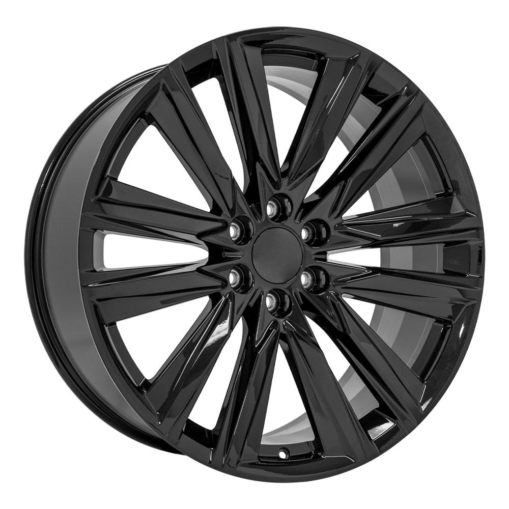 24" Replica CA91 fits Cadillac Escalade Gloss Black