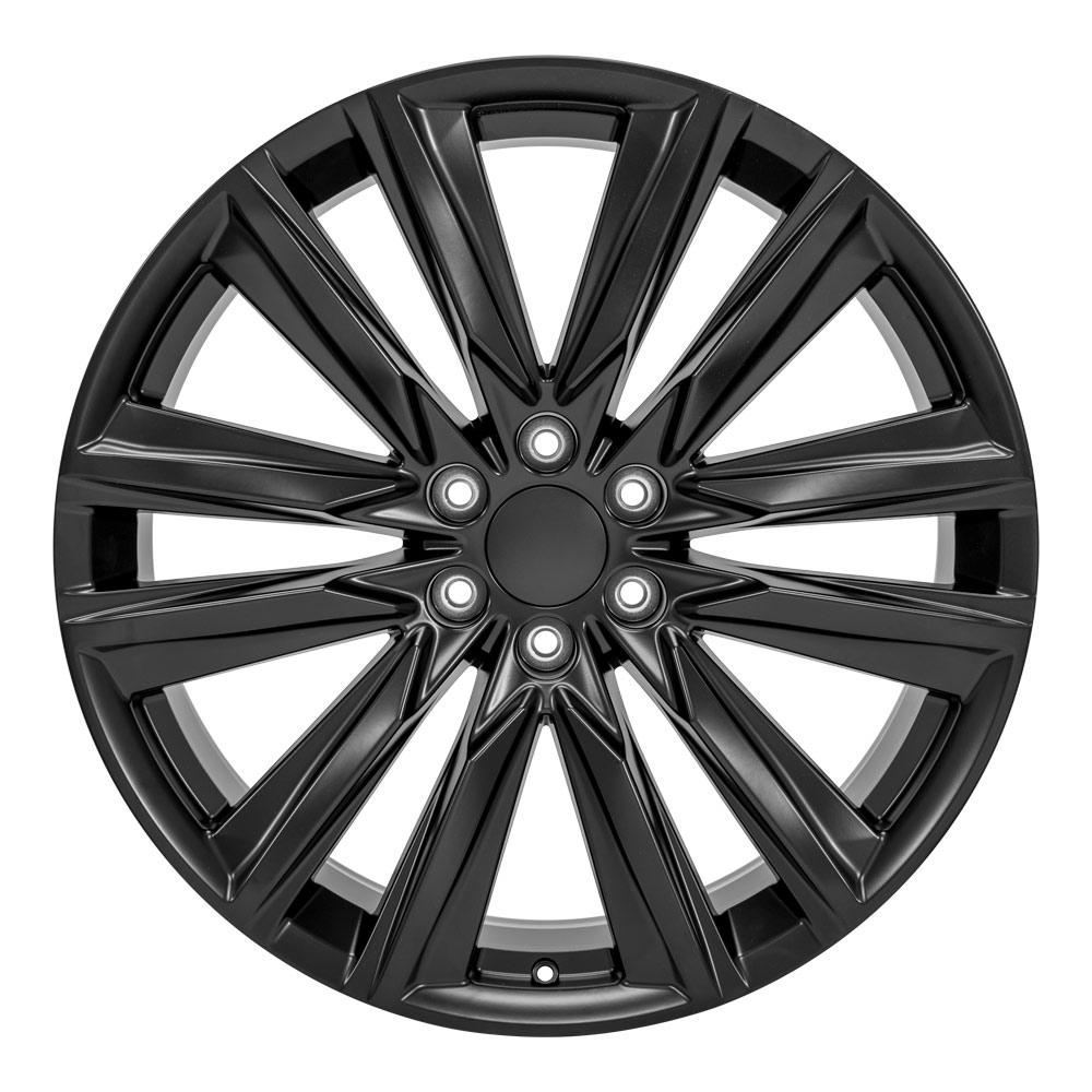 24" Replica Wheel fits Cadillac Escalade - CA91 Satin Black