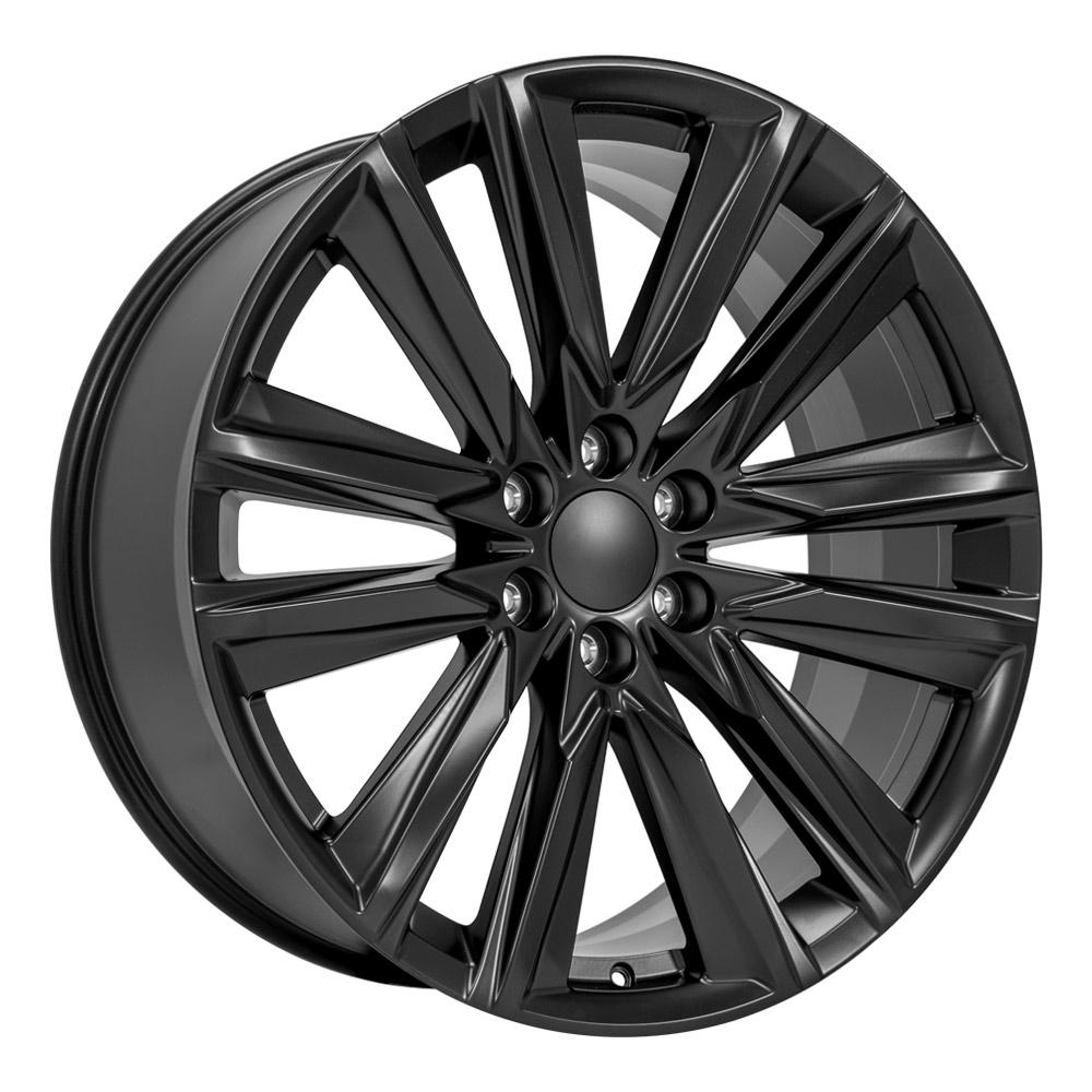 24" Replica Wheel fits Cadillac Escalade - CA91 Satin Black
