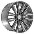 CA91 24x10 Gunmetal with Polished Face WHEELS