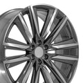 26" Replica Wheel fits Cadillac Escalade - CA91 Gunmetal with Polished Face
