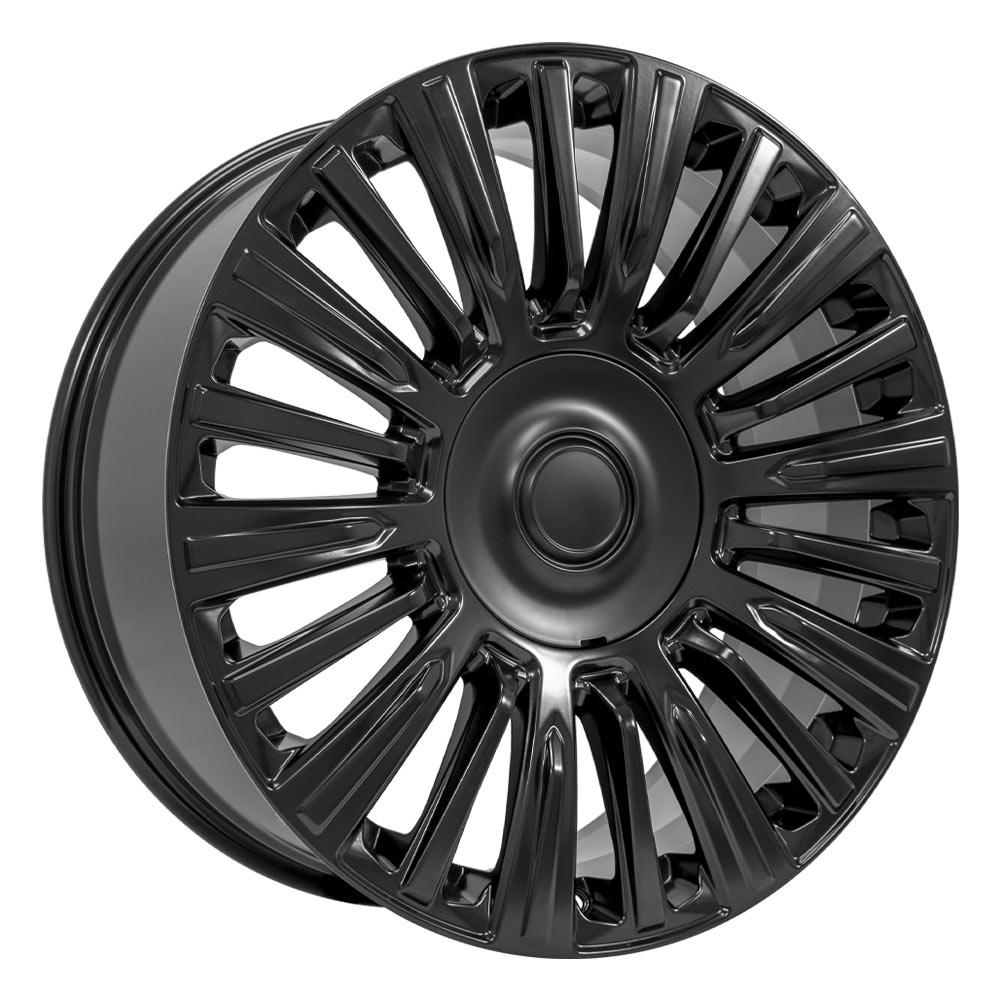 22" Replica Wheel fits Cadillac Escalade - CA92 Satin Black