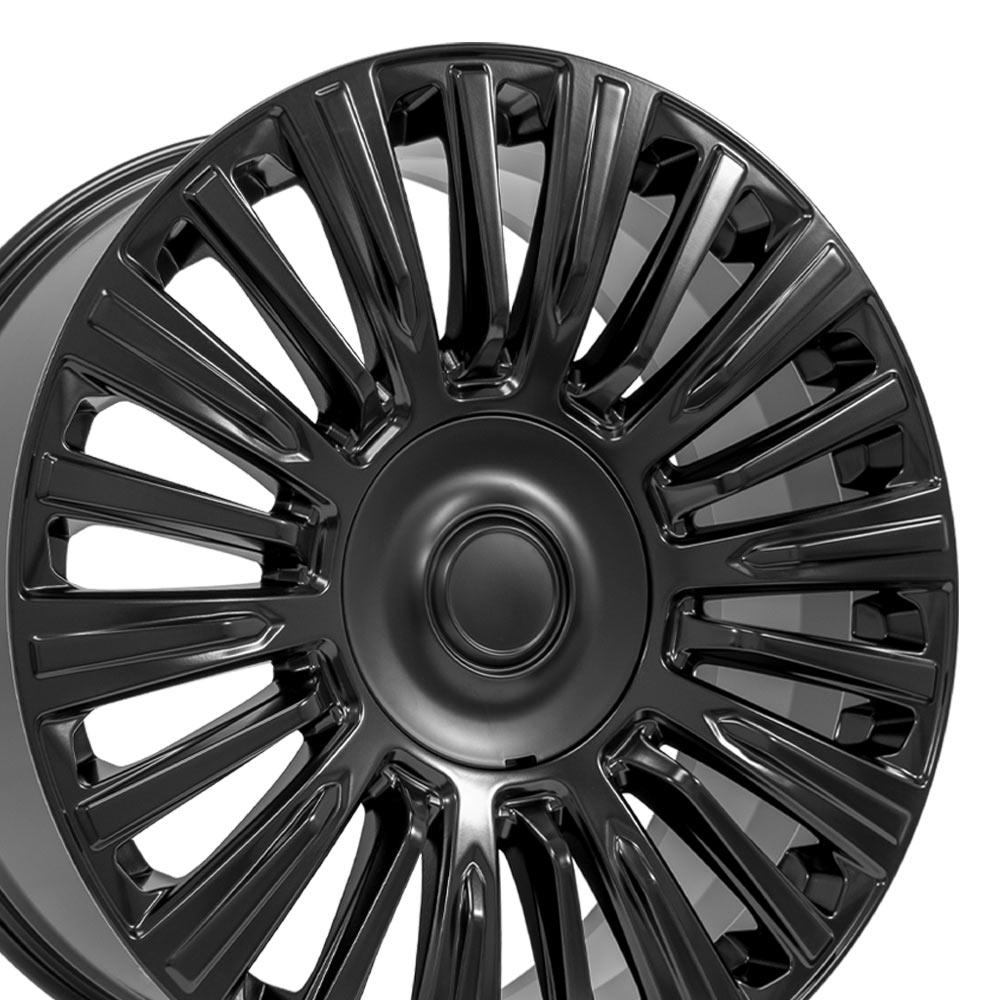 22" Replica Wheel fits Cadillac Escalade - CA92 Satin Black