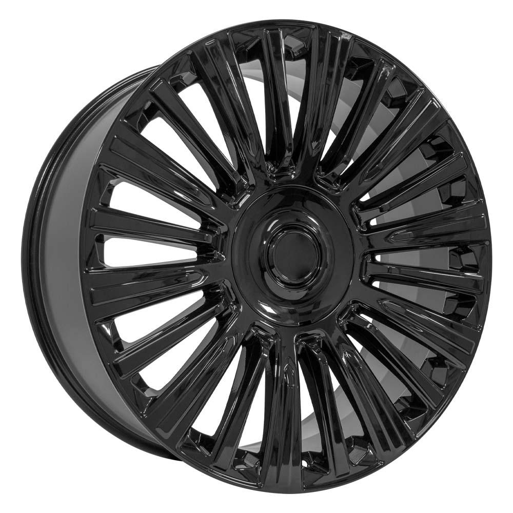 24" Replica Wheel fits Cadillac Escalade - CA92 Black