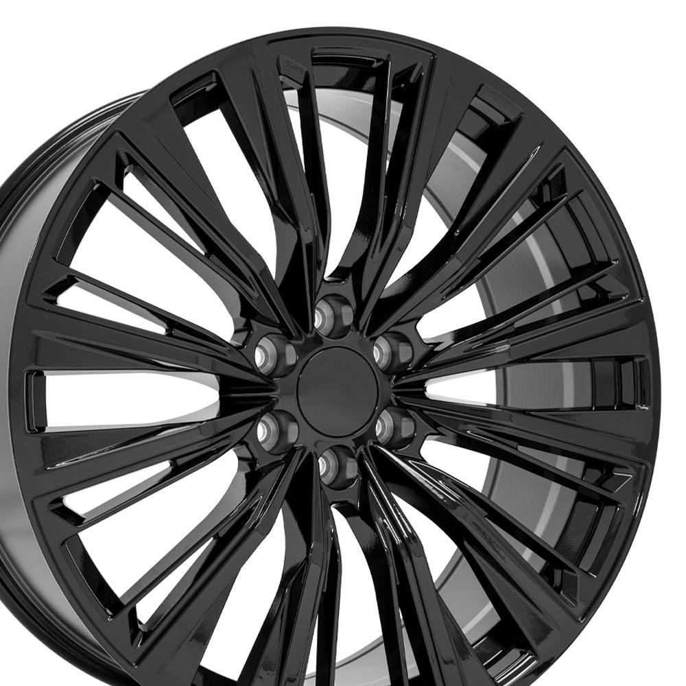 24" Replica CA93 fits Cadillac Escalade Gloss Black