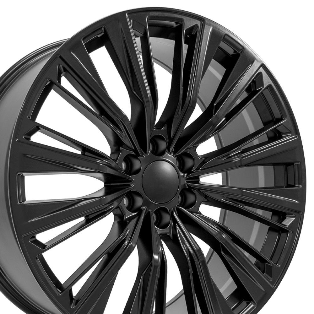 24" Replica Wheel fits Cadillac Escalade - CA93 Satin Black