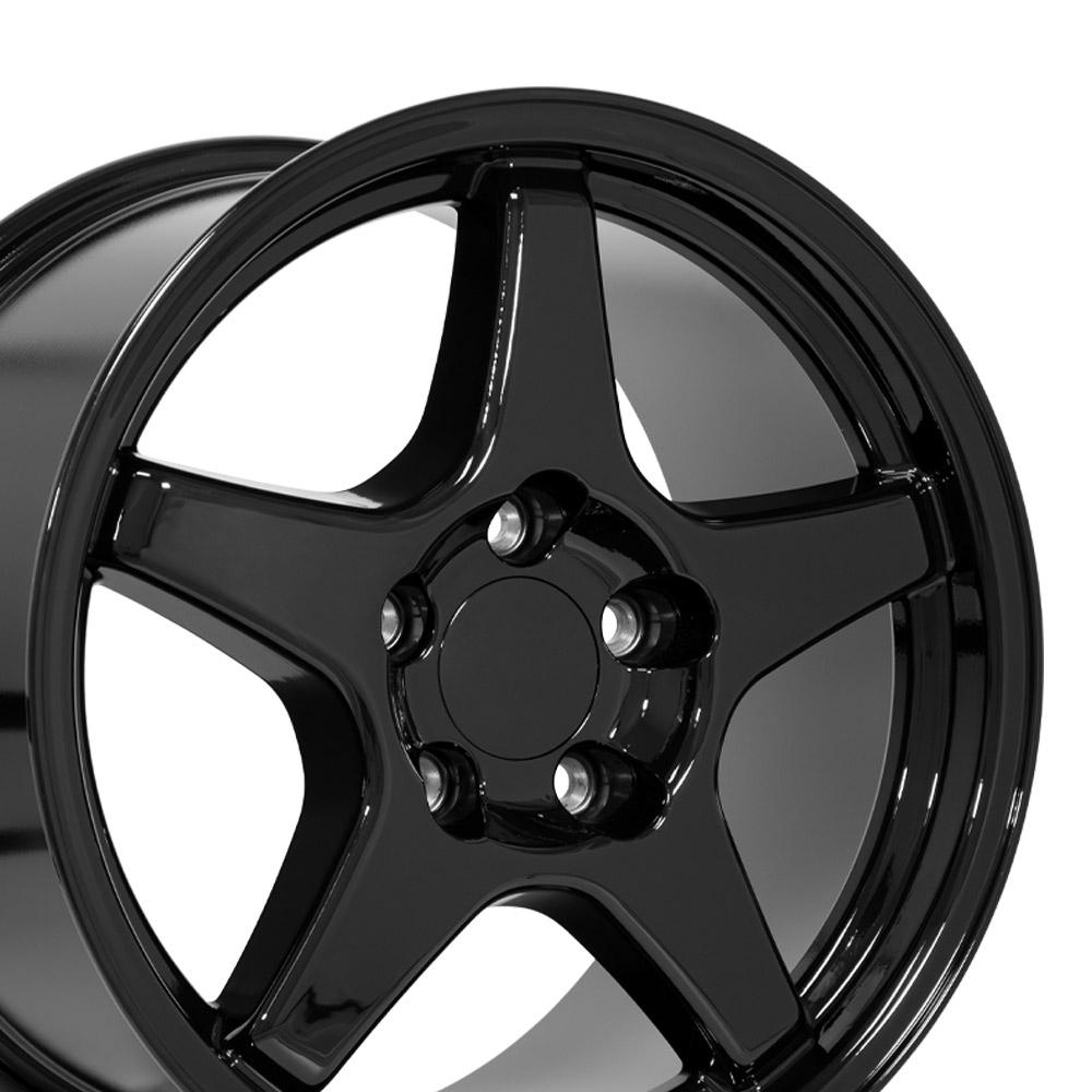 17" Replica CV01 fits Chevrolet Corvette ZR1 Gloss Black