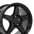 17" Replica CV01 fits Chevrolet Corvette ZR1 Gloss Black