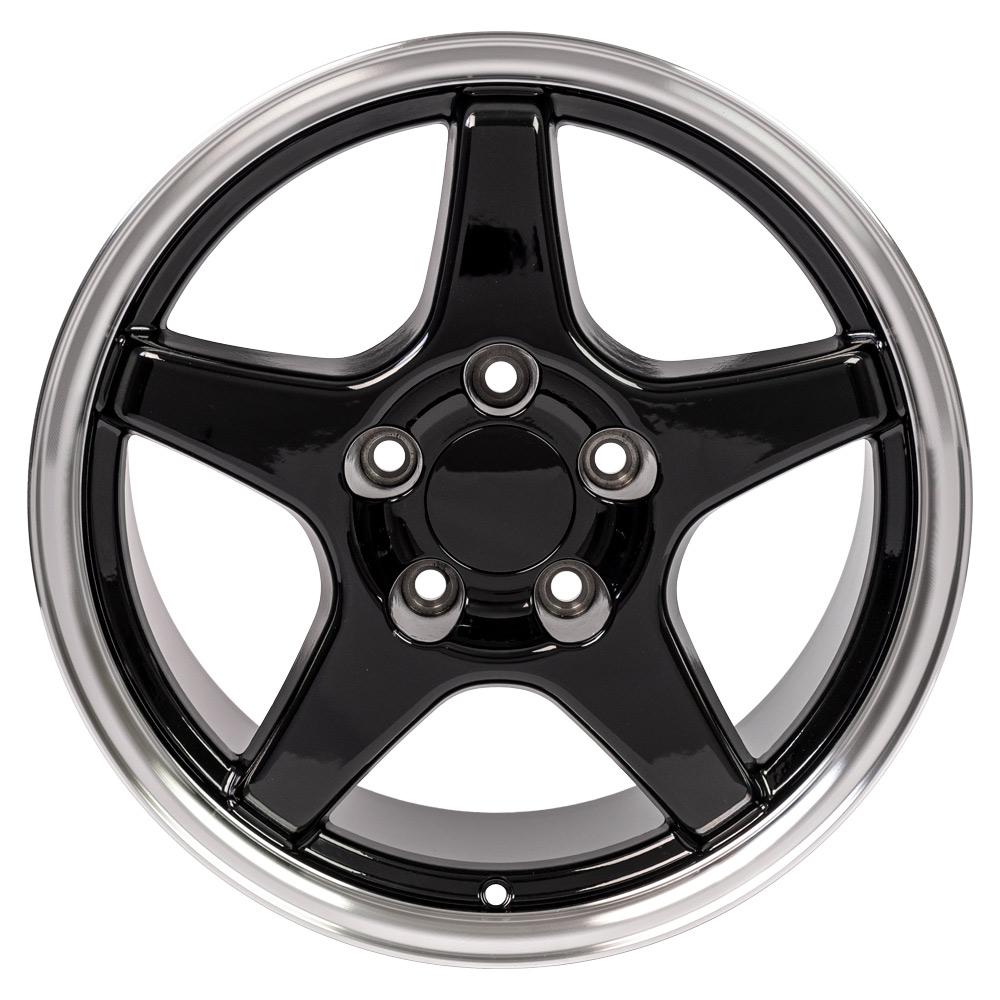17" Replica CV01 fits Chevrolet Corvette ZR1 Black