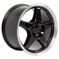 CV01 17x9.5 Black with Machined Lip WHEELS