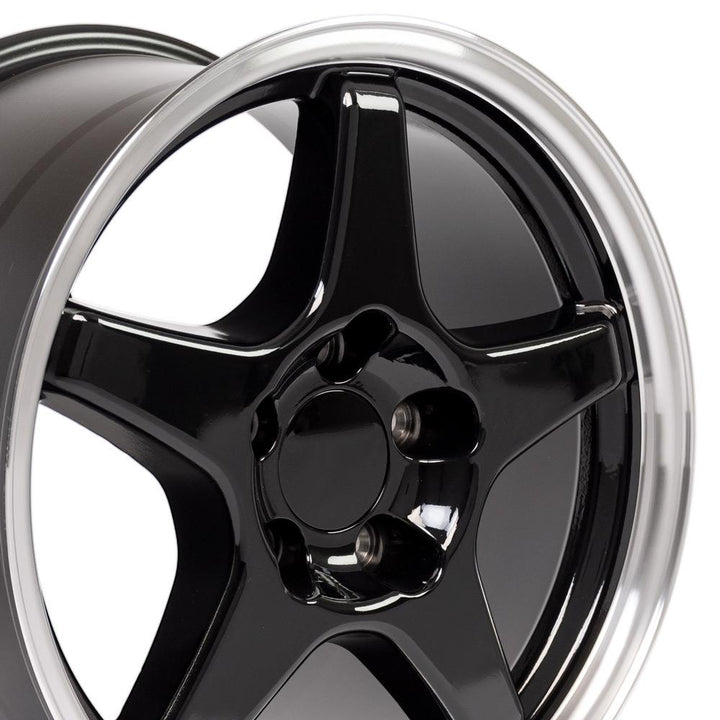 17" Replica CV01 fits Chevrolet Corvette ZR1 Black