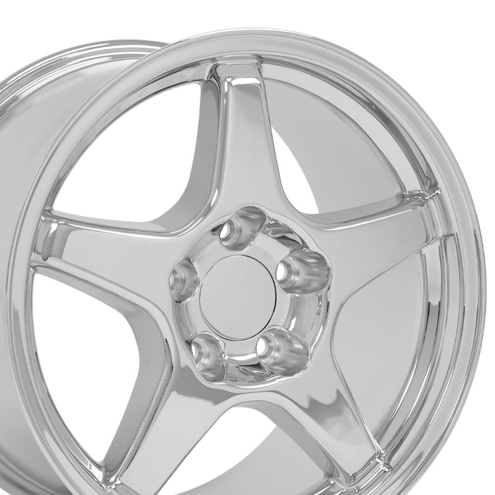 17" Replica CV01 fits Chevrolet Corvette ZR1 Chrome