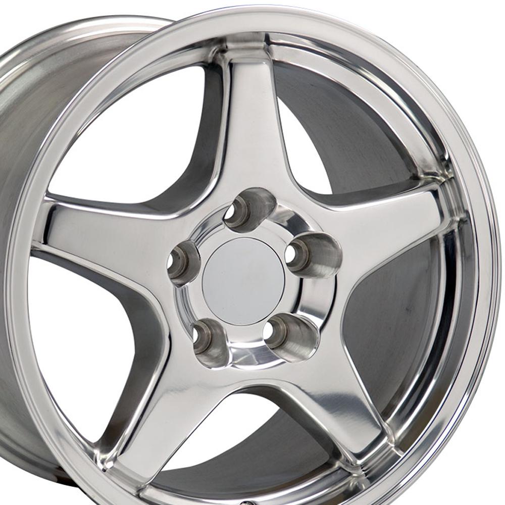 CV01 17x9.5 Polished WHEELS