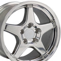 17" Replica CV01 fits Chevrolet Corvette ZR1 Polished