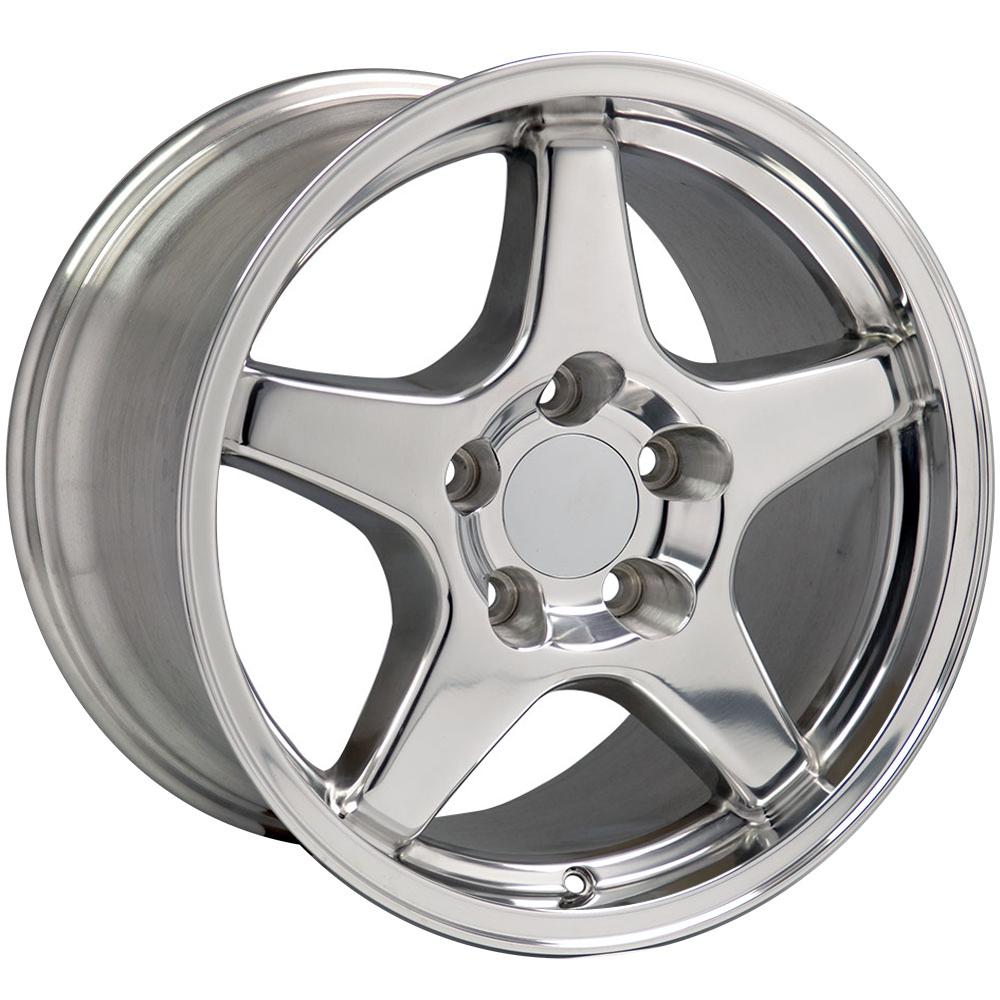 17" Replica CV01 fits Chevrolet Corvette ZR1 Polished