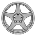 CV01 17x9.5 Silver with Machined Lip WHEELS