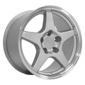 CV01 17x9.5 Silver with Machined Lip WHEELS