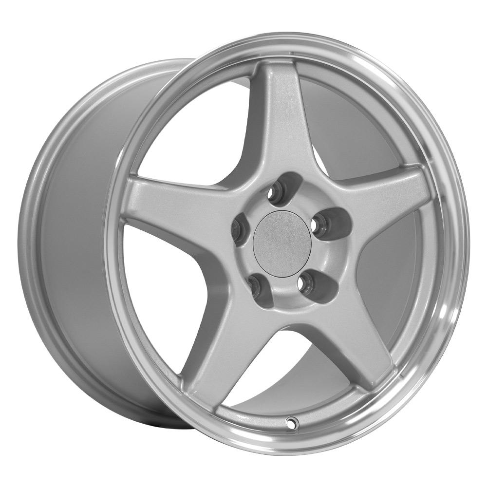 17" Replica CV01 fits Chevrolet Corvette ZR1 Silver