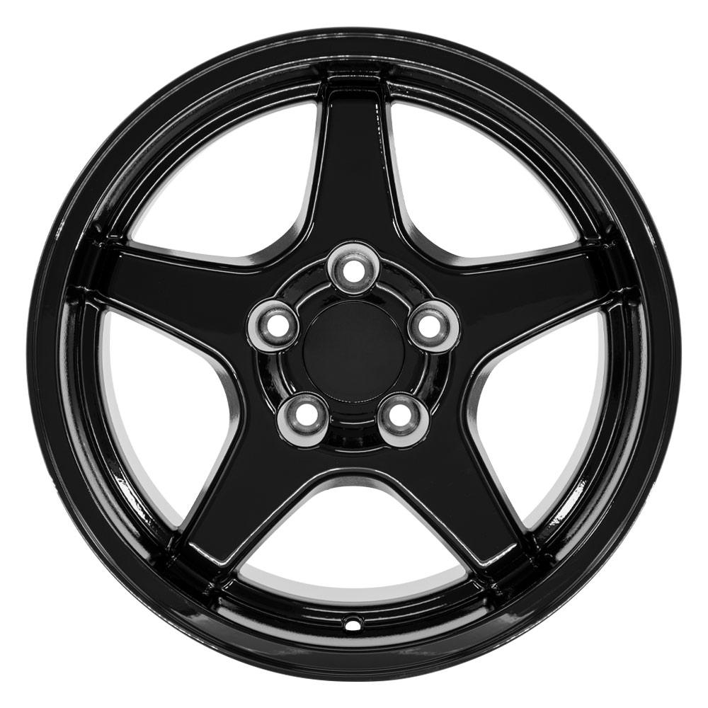 17" Replica CV01 fits Chevrolet Corvette ZR1 Gloss Black
