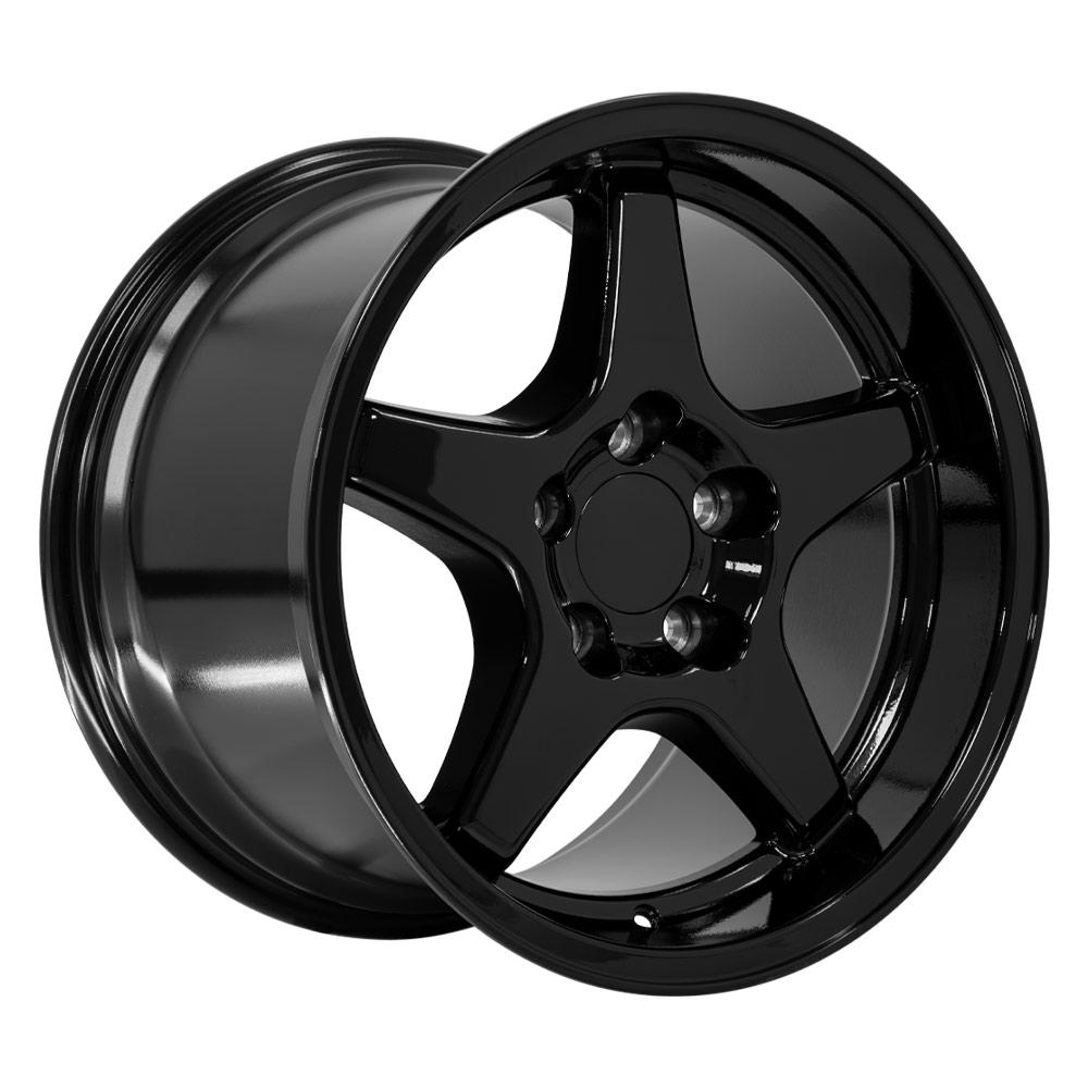 17" Replica CV01 fits Chevrolet Corvette ZR1 Gloss Black