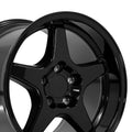 17" Replica CV01 fits Chevrolet Corvette ZR1 Gloss Black