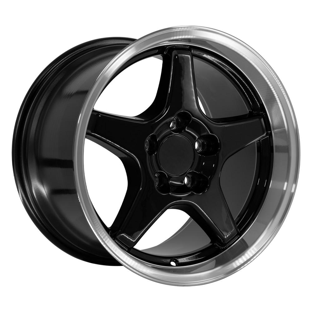 17" Replica CV01 fits Chevrolet Corvette ZR1 Black