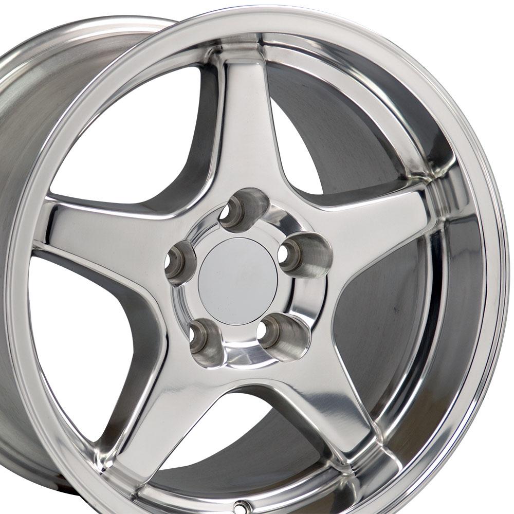 17" Replica CV01 fits Chevrolet Corvette ZR1 Polished