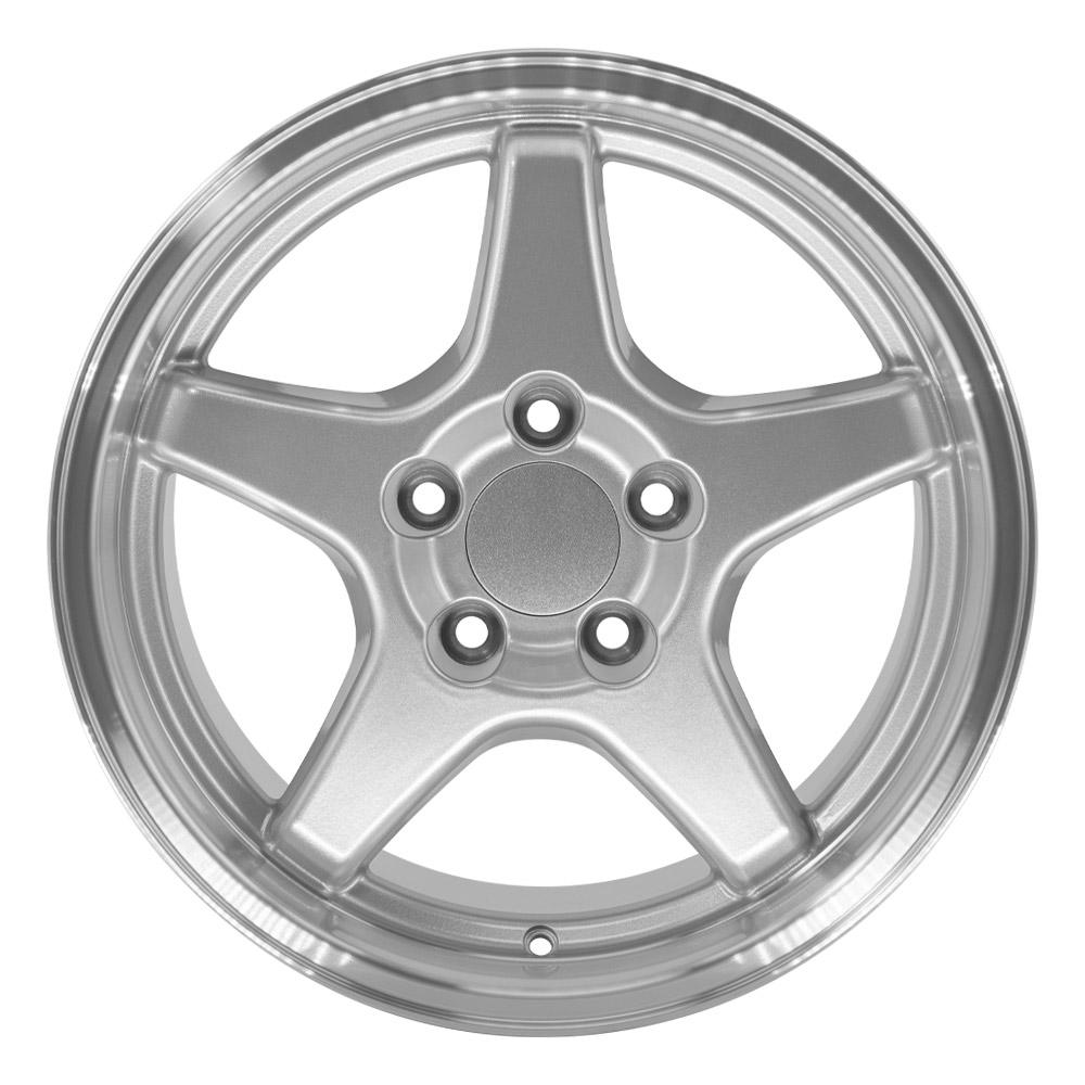 17" Replica CV01 fits Chevrolet Corvette ZR1 Silver
