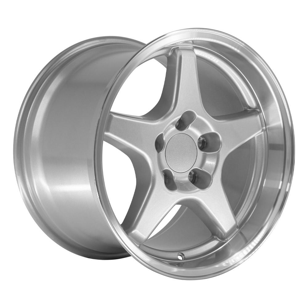 17" Replica CV01 fits Chevrolet Corvette ZR1 Silver