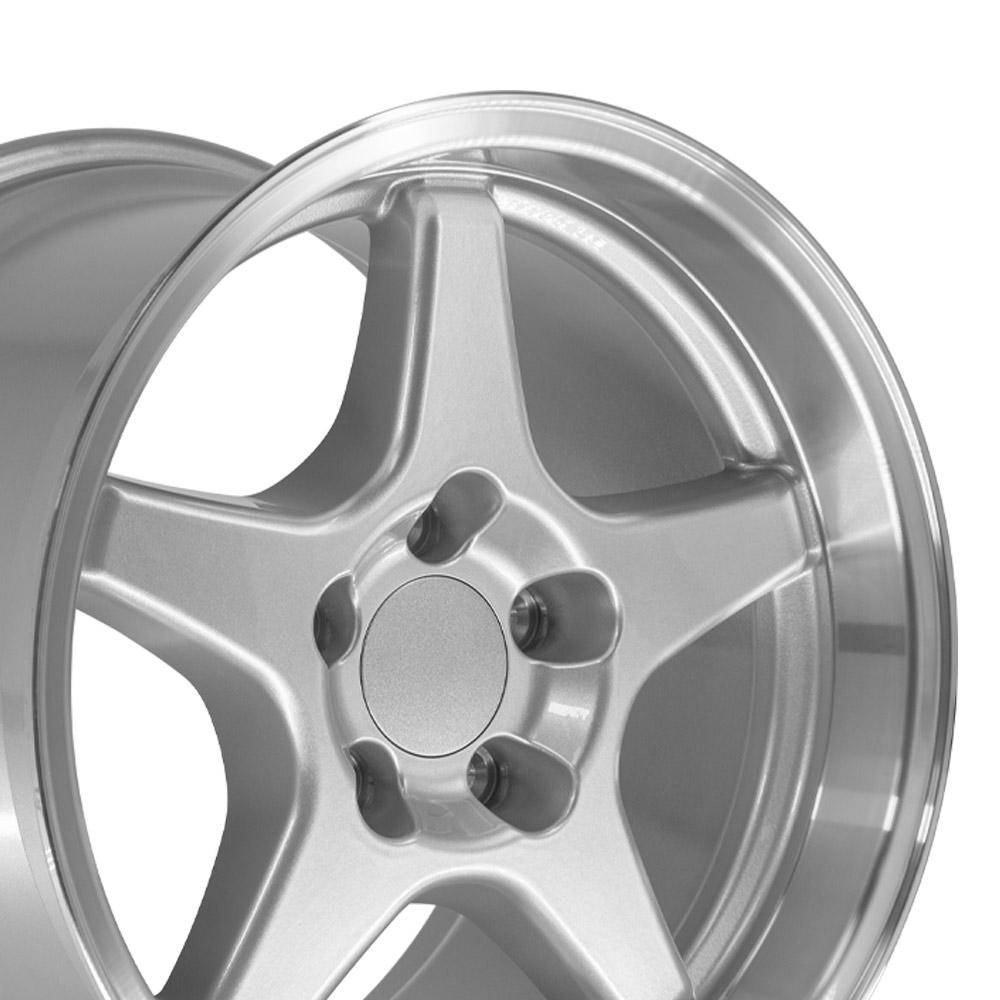 17" Replica CV01 fits Chevrolet Corvette ZR1 Silver