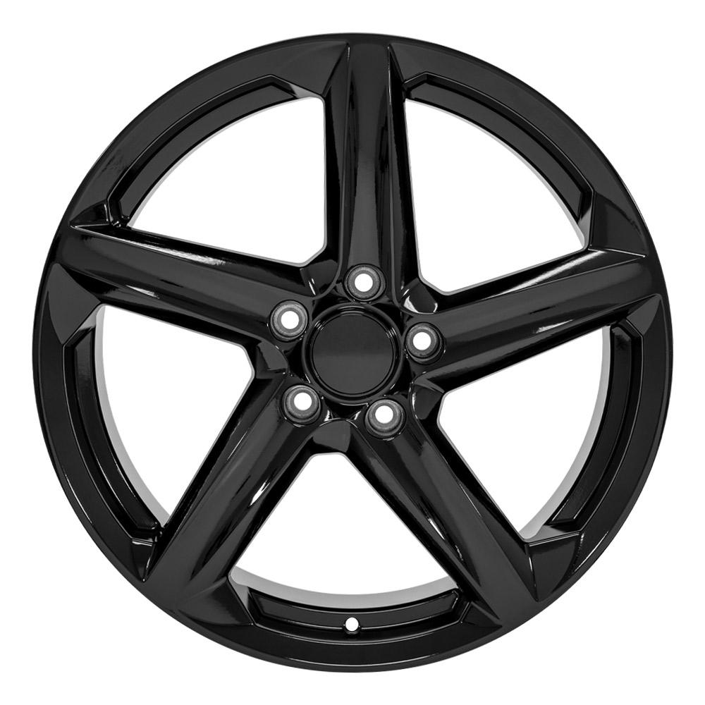 19" Replica CV02D fits Chevrolet C8 Corvette Gloss Black