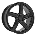 19" Replica CV02D fits Chevrolet C8 Corvette Gloss Black