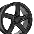 19" Replica CV02D fits Chevrolet C8 Corvette Gloss Black
