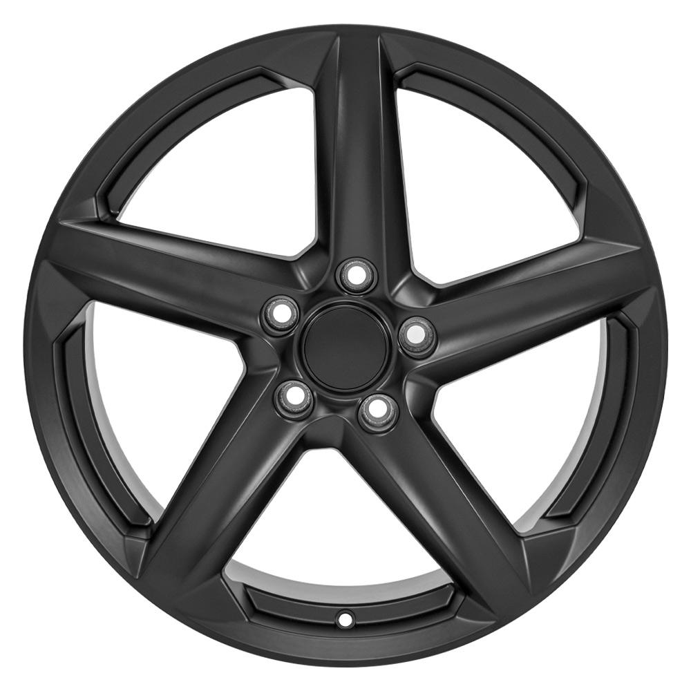 19" Replica Wheel fits Chevrolet C8 Corvette - CV02D Satin Black