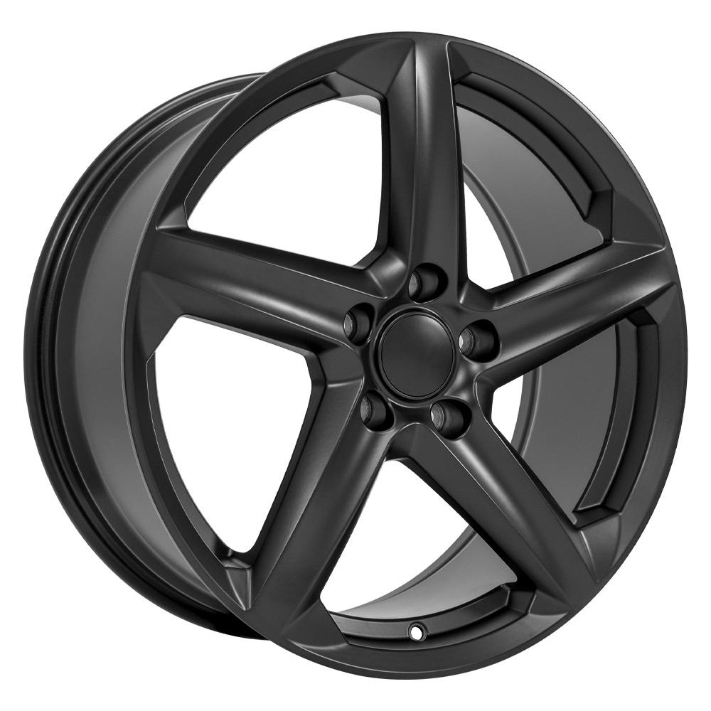 19" Replica Wheel fits Chevrolet C8 Corvette - CV02D Satin Black