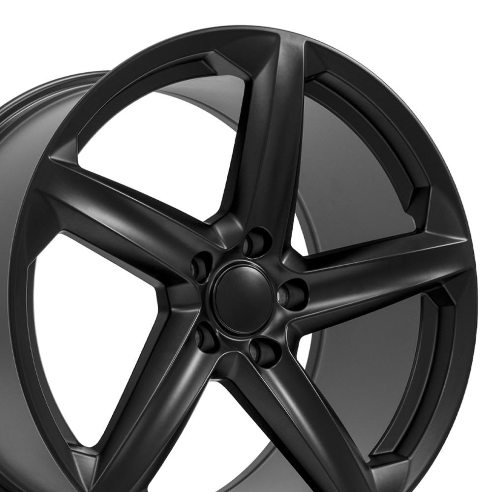 20" Replica Wheel fits Chevrolet C8 Corvette - CV02D Satin Black