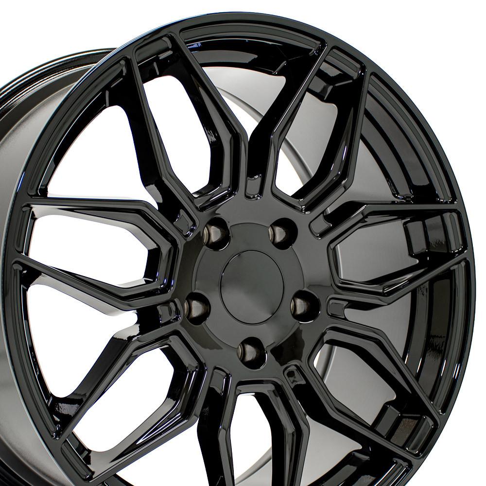 18" Replica CV03C fits Chevrolet C7 Corvette Gloss Black