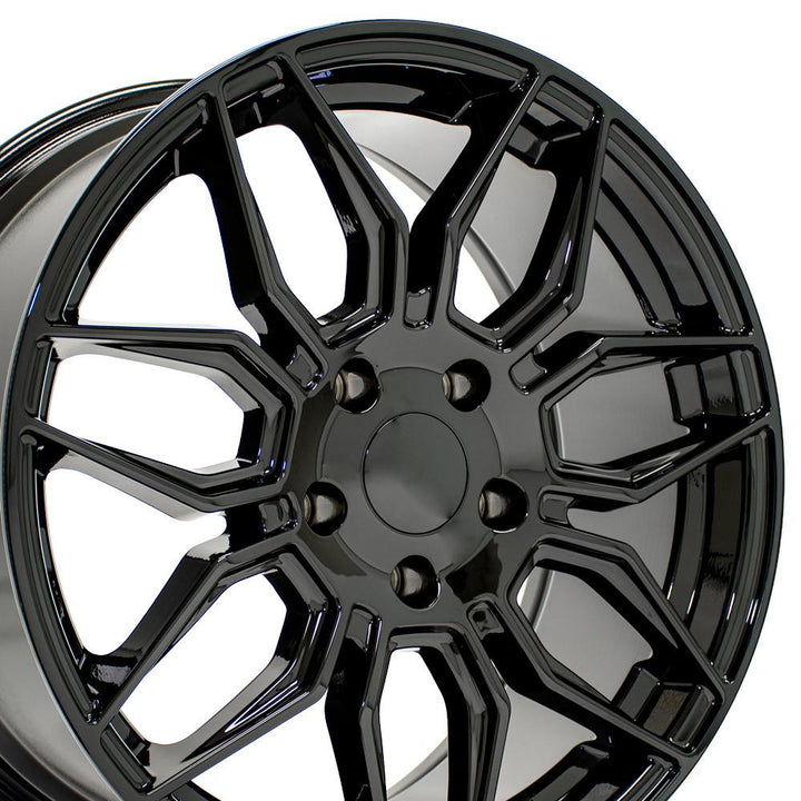 18" Replica CV03C fits Chevrolet C7 Corvette Gloss Black