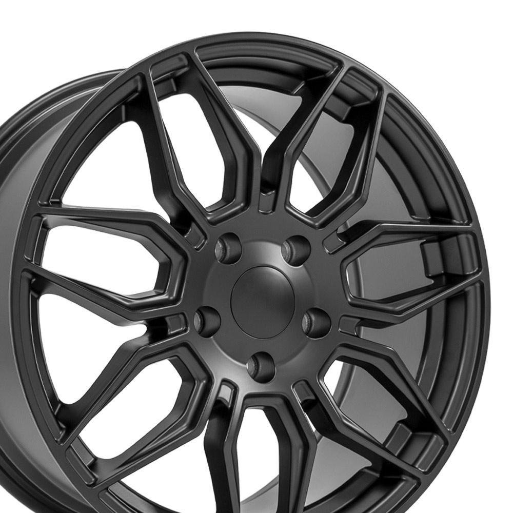 18" Replica CV03C fits Chevrolet C7 Corvette Satin Black
